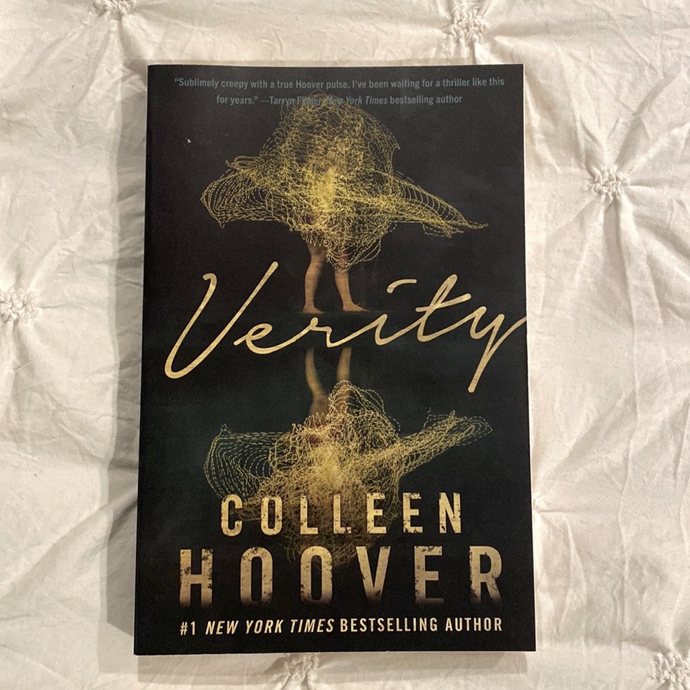 Verity (a novel) by Colleen Hoover paperback